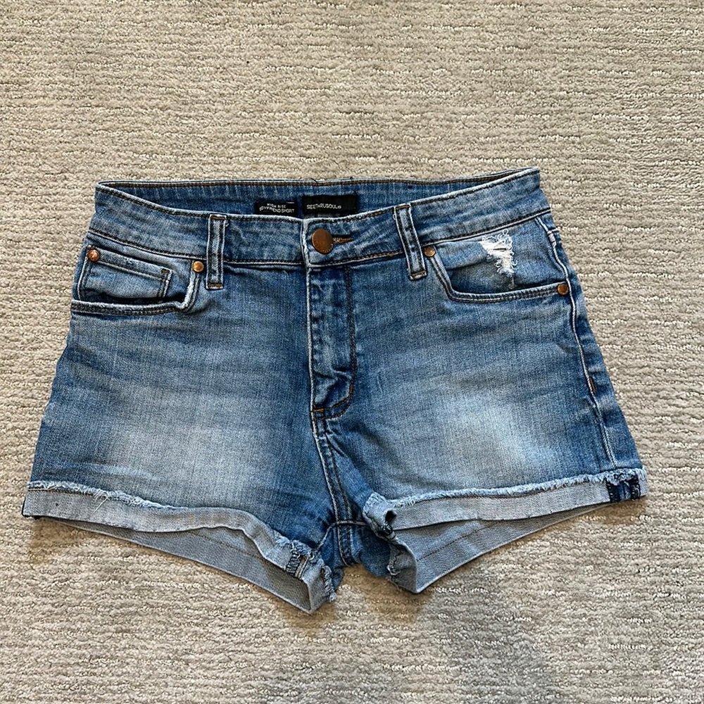 High Rise Boyfriend Jean Short